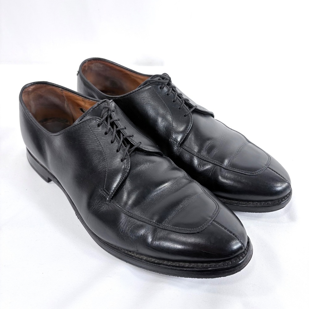 Allen Edmonds Split Toe Derby Black Leather Dress Shoes 11.5 B